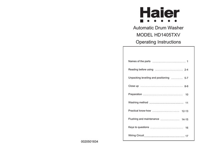 Haier HD1405TXV Manuel utilisateur