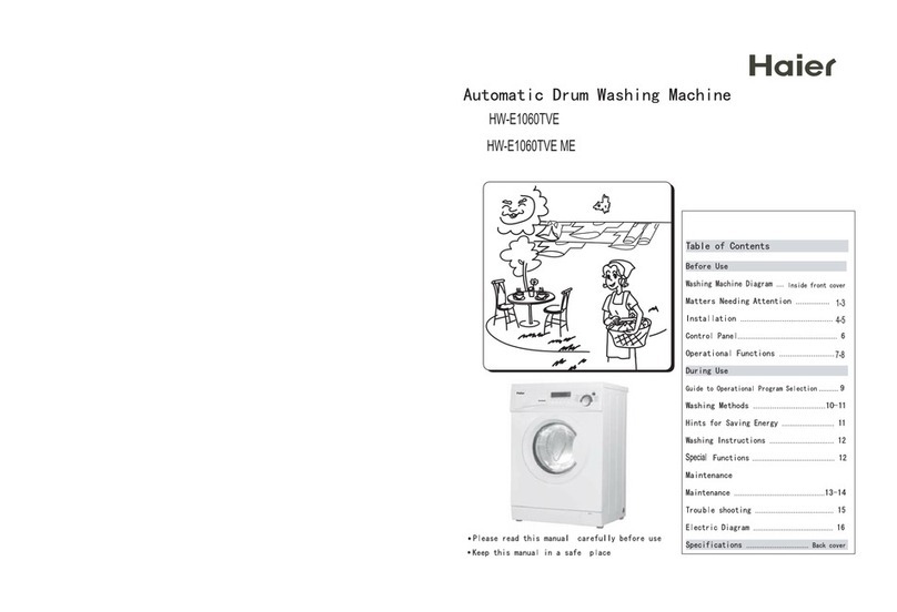 Haier HW-E1060TVE Manuel utilisateur Haier HW-E1060TVE Manuel utilisateur