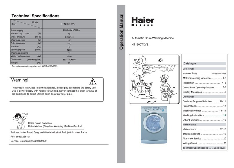 Haier HT1200TXVE Manuel utilisateur