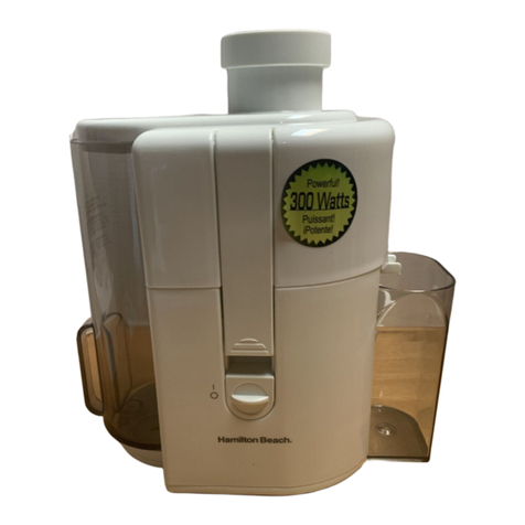 Hamilton Beach 67150 Manuel utilisateur
