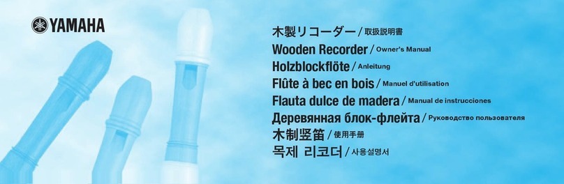 Yamaha 2500390 Manuel utilisateur