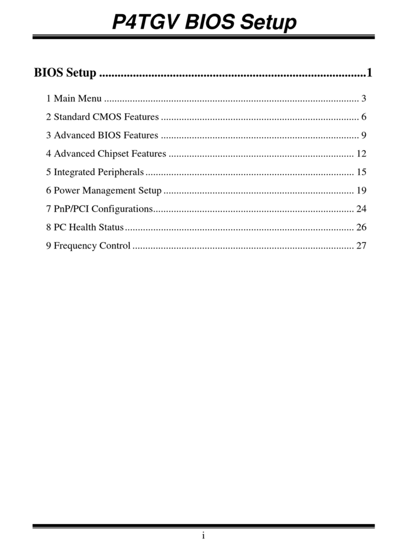 Biostar P4 TGV Guide de l'utilisateur Biostar P4 TGV Guide de l'utilisateur