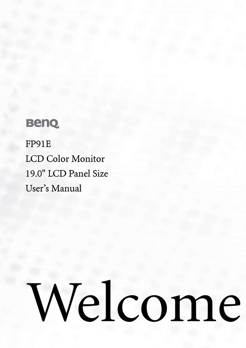 BenQ FP91E Manuel utilisateur