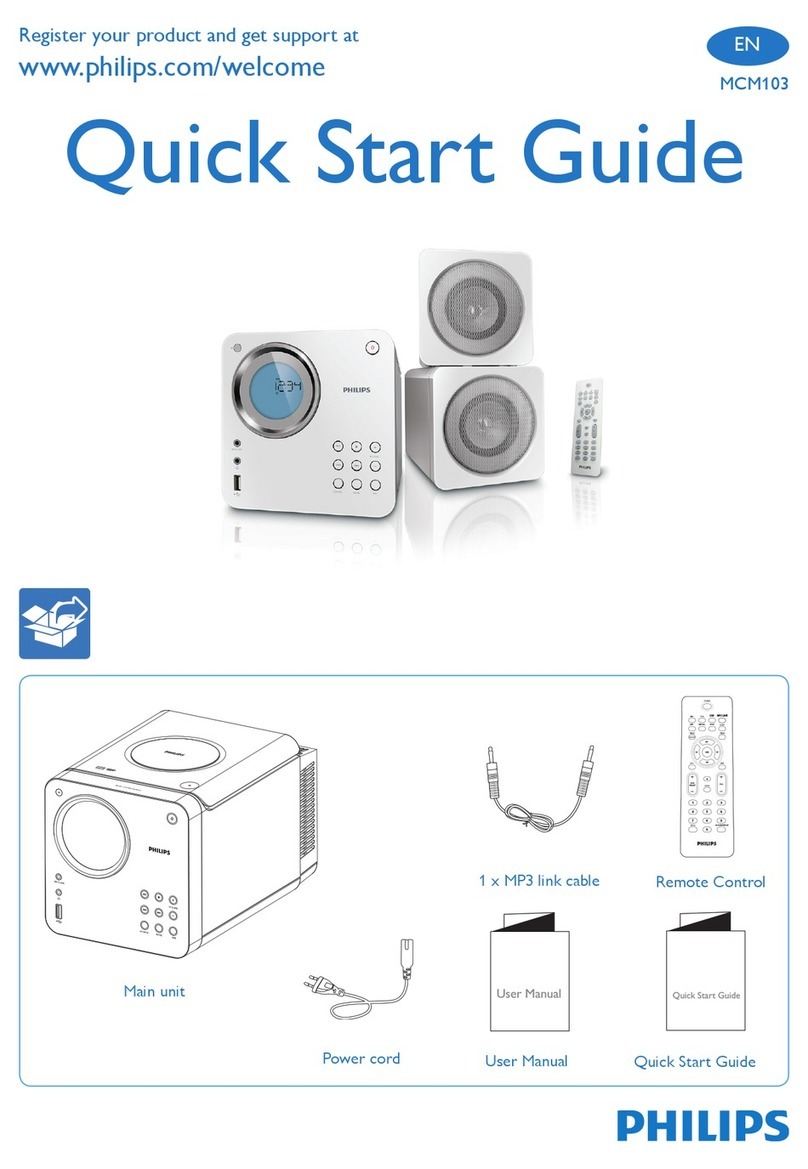 Philips MCM103/96 Manuel utilisateur