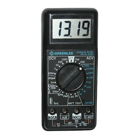 Greenlee 93-603 Guide de l'utilisateur