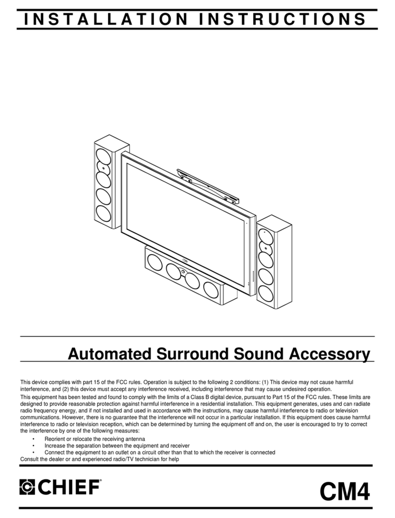 CHIEF CM4S57 Manuel utilisateur