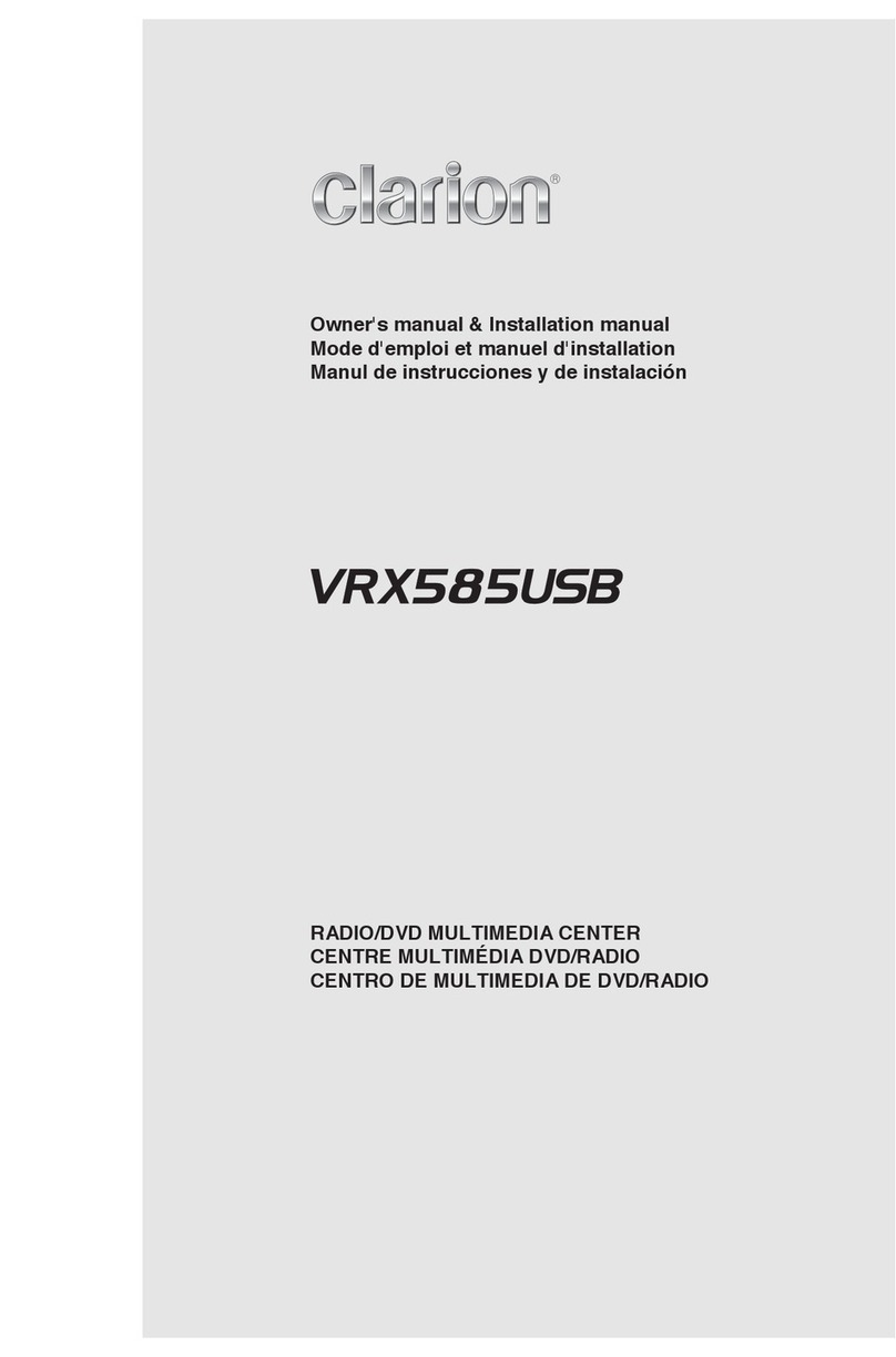 Clarion VRX585USB Manuel de réparation