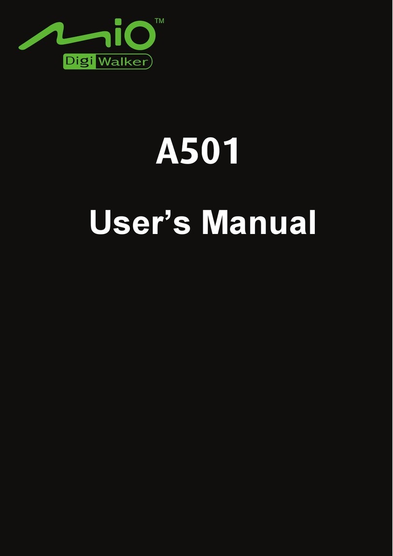 Mio DigiWalker A501 Manuel utilisateur