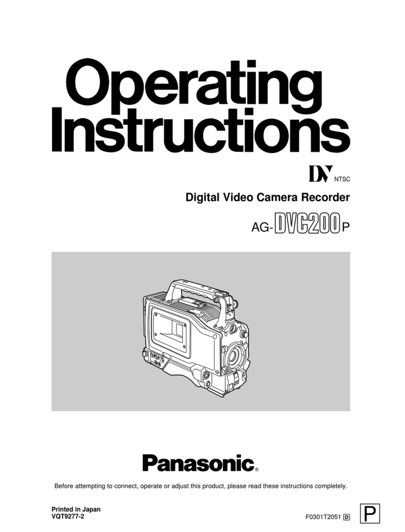 Panasonic AGDVC200 - DV CAMCORDER Manuel utilisateur