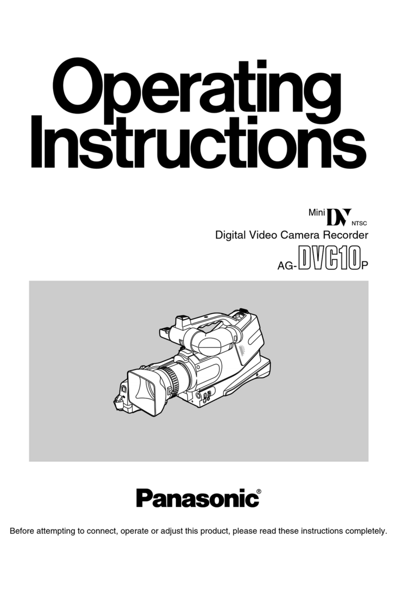 Panasonic AG-DVC10 Manuel utilisateur