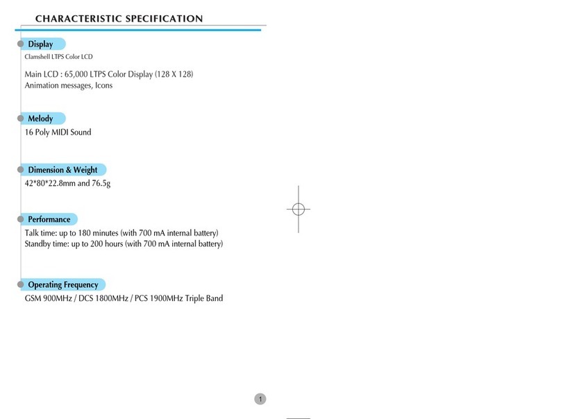 Pantech G700 Manuel utilisateur