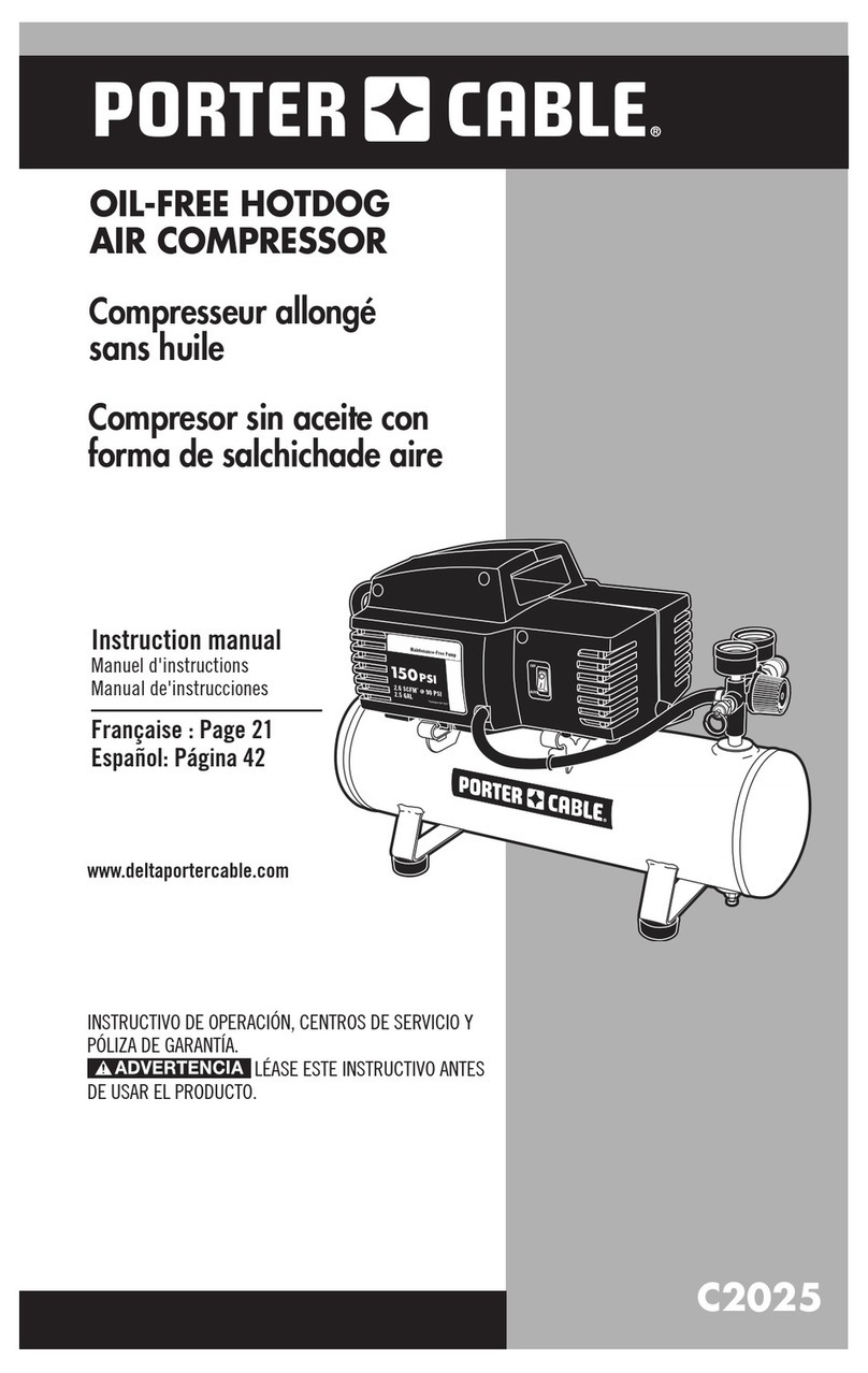 Porter-Cable C2025 Manuel utilisateur Porter-Cable C2025 Manuel utilisateur