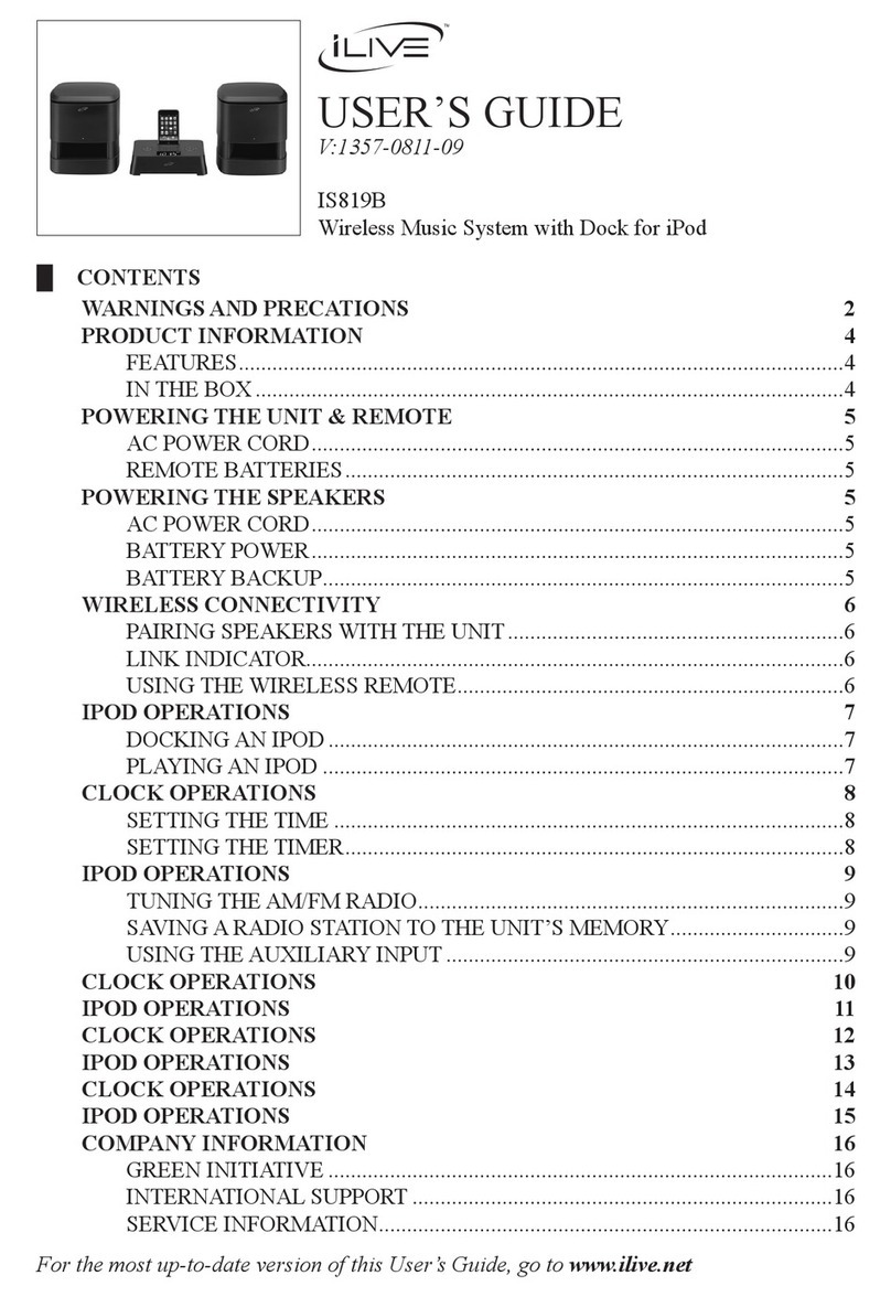 iLive IS819B Manuel utilisateur
