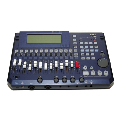 Korg D16 Manuel utilisateur