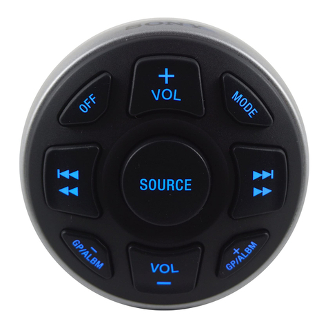 Sony RM-X11M Manuel utilisateur Sony RM-X11M Manuel utilisateur