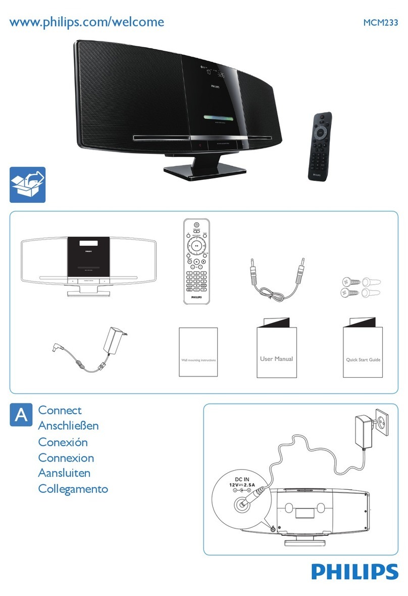 Philips MCM233/12 Manuel utilisateur
