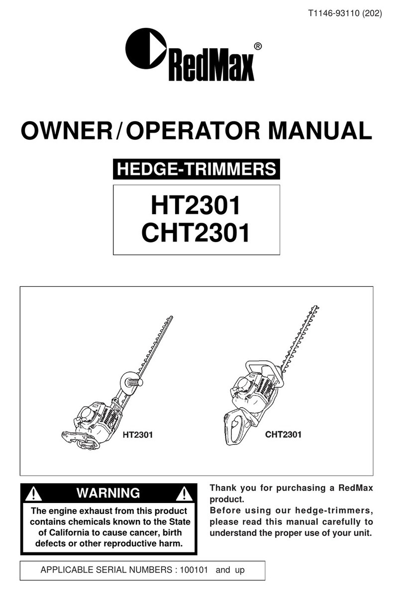 RedMax CHT2301 Manuel du propriétaire