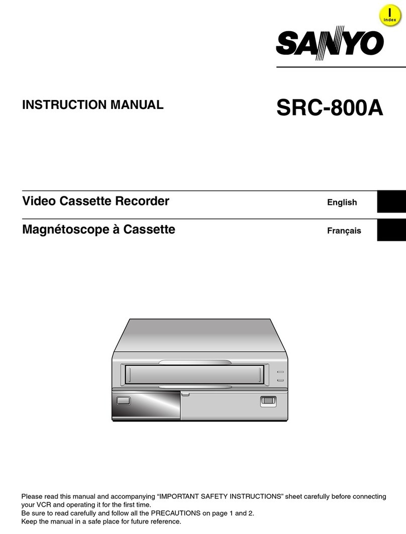 Sanyo SRC-800A Manuel utilisateur