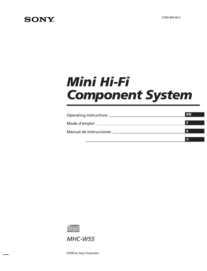 Sony MHC-W55 Manuel utilisateur