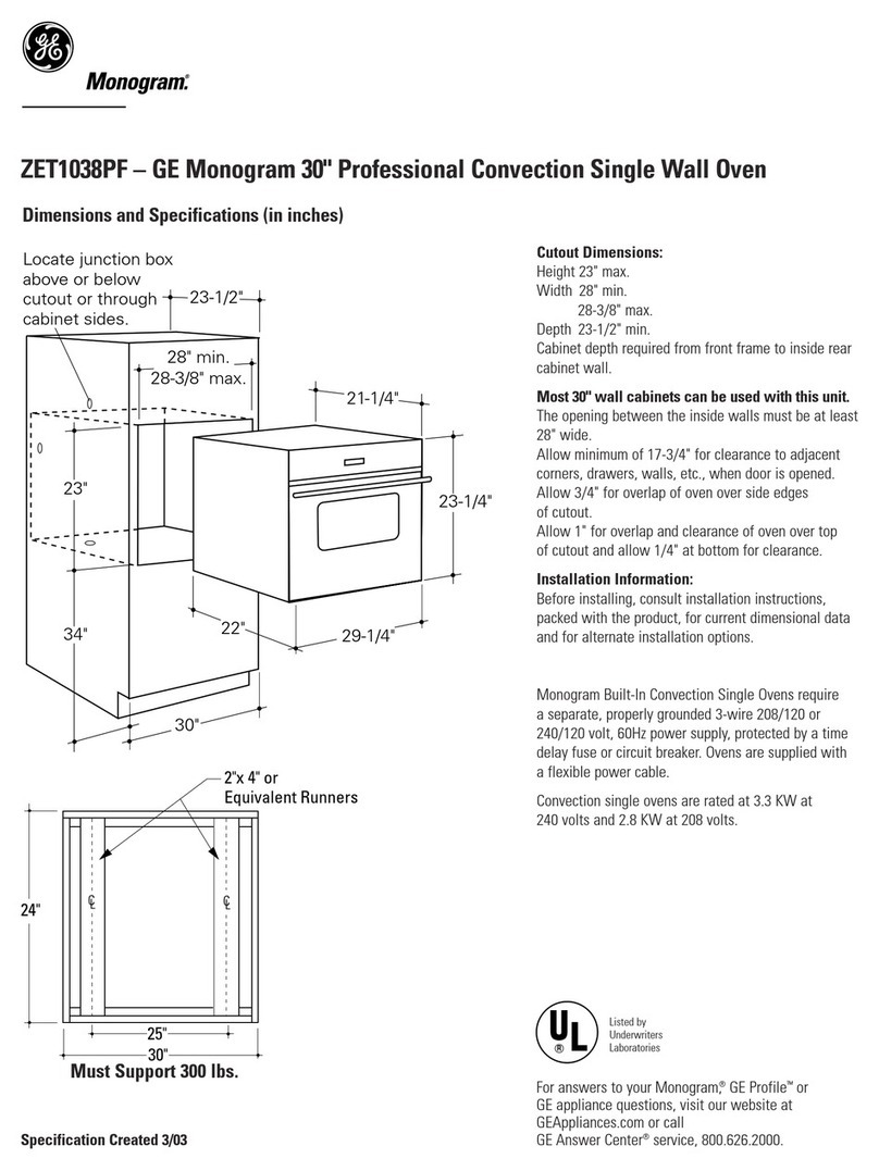 Monogram Monogram ZET1038PFSS Guide de l'utilisateur