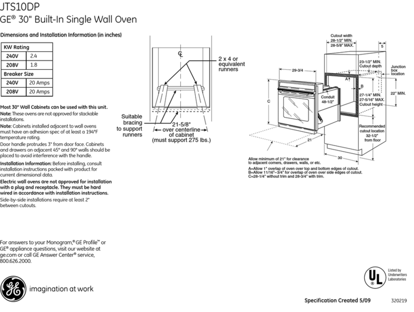 GE JTS10DP Manuel GE JTS10DP Manuel