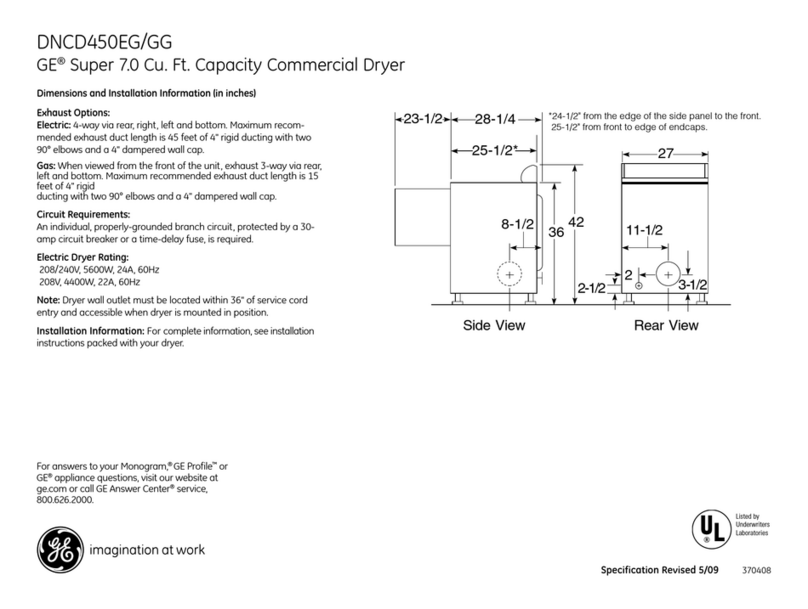 GE DNCD450GGWC Manuel