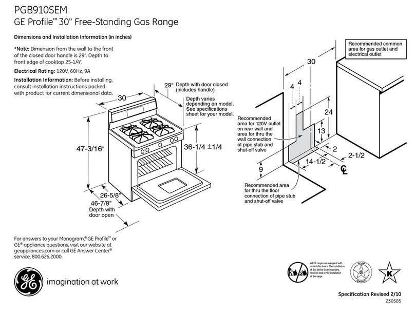 GE Profile PGB910SEMSS Manuel