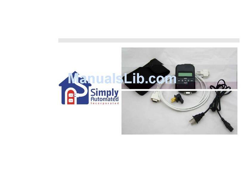 Simply Automated UPP Manuel utilisateur