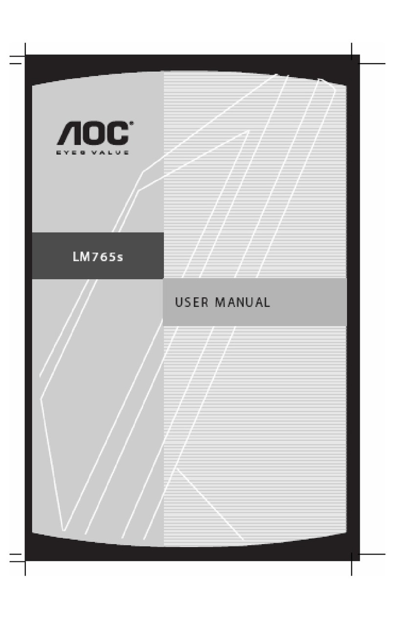 AOC LM765s Manuel utilisateur