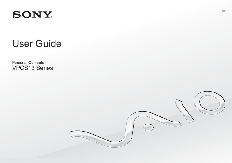 Sony VPCS13A7E Manuel utilisateur