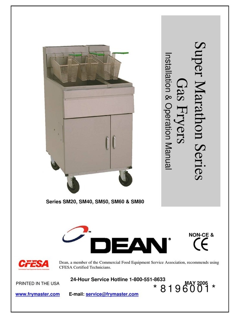 Frymaster SM80 Manuel utilisateur