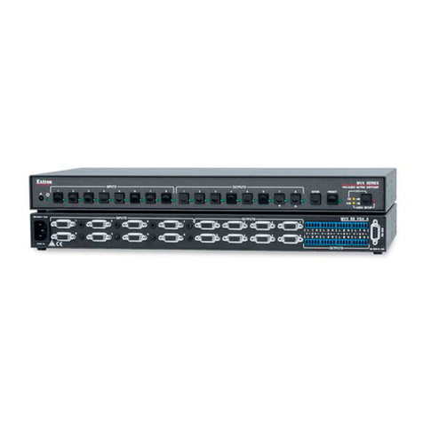 Extron electronics MVX 88 Series Manuel utilisateur