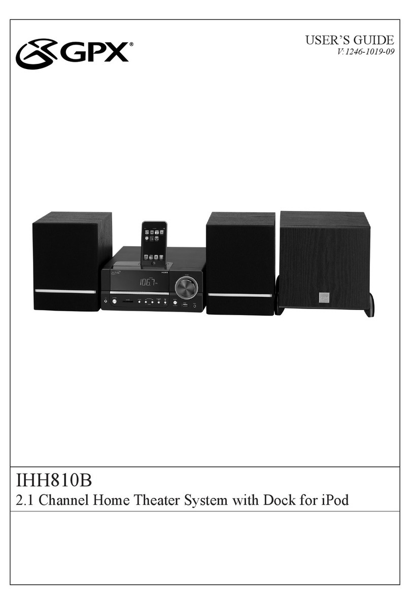 GPX IHH810B Manuel utilisateur
