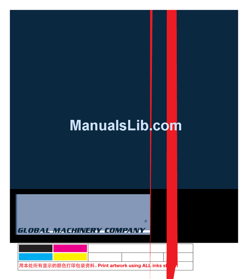 Global Machinery Company POL1450M Manuel utilisateur Global Machinery Company POL1450M Manuel utilisateur