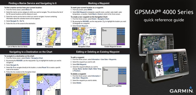 Garmin GPSMAP 4008 - Marine GPS Receiver Manuel utilisateur