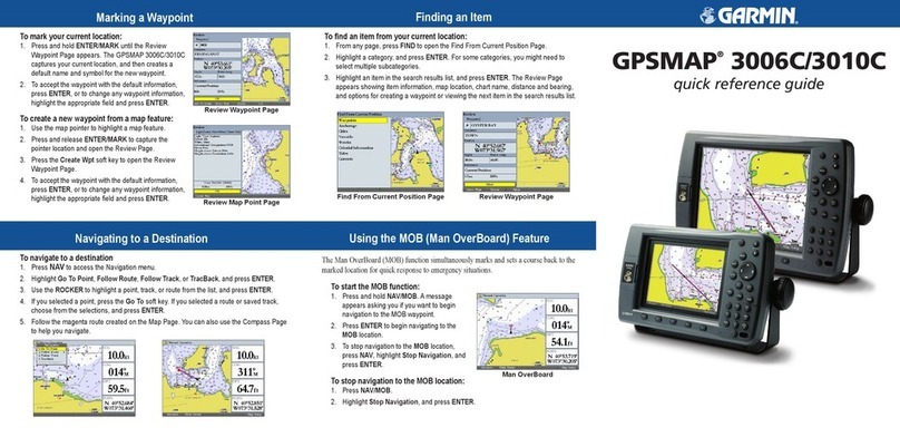 Garmin GPSMAP 3006C Manuel utilisateur