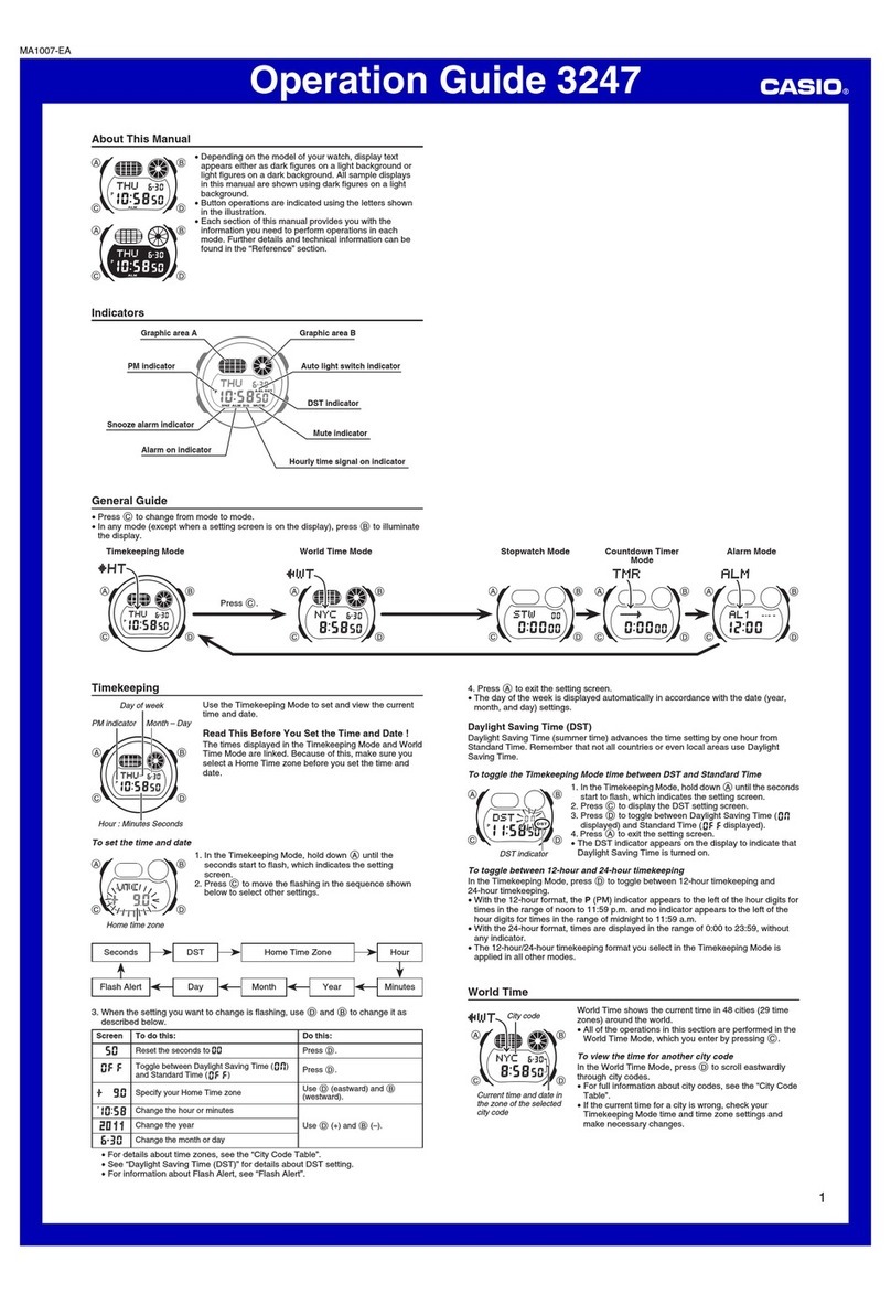 Casio 3247 Manuel utilisateur