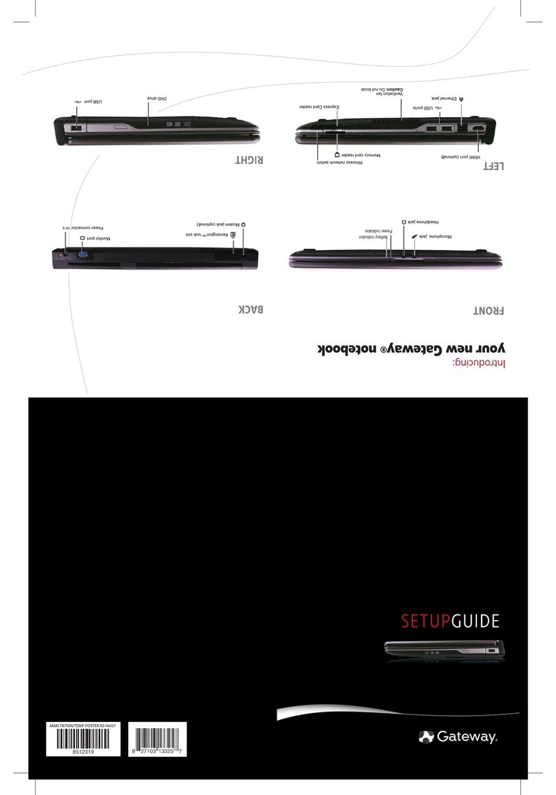Gateway M-1628 Manuel utilisateur