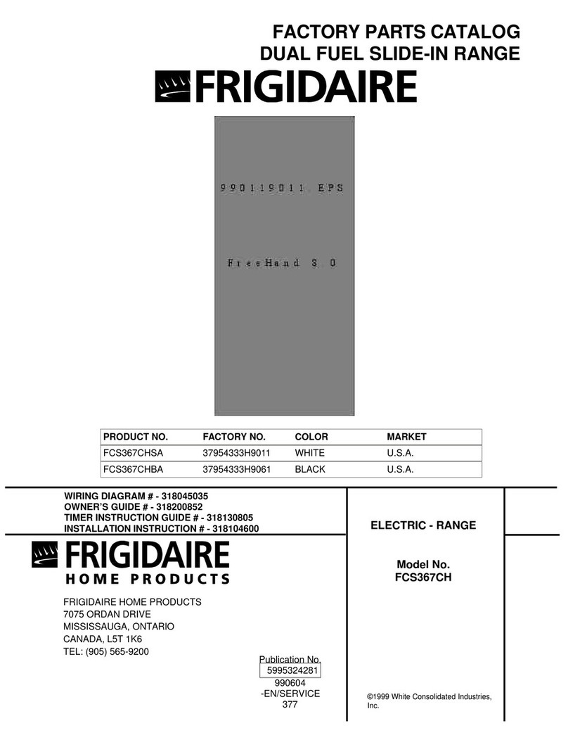Frigidaire FCS367CH Manuel utilisateur