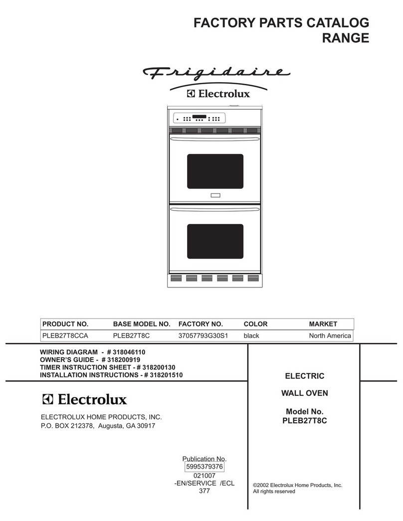 Frigidaire PLEB27T8C Manuel utilisateur