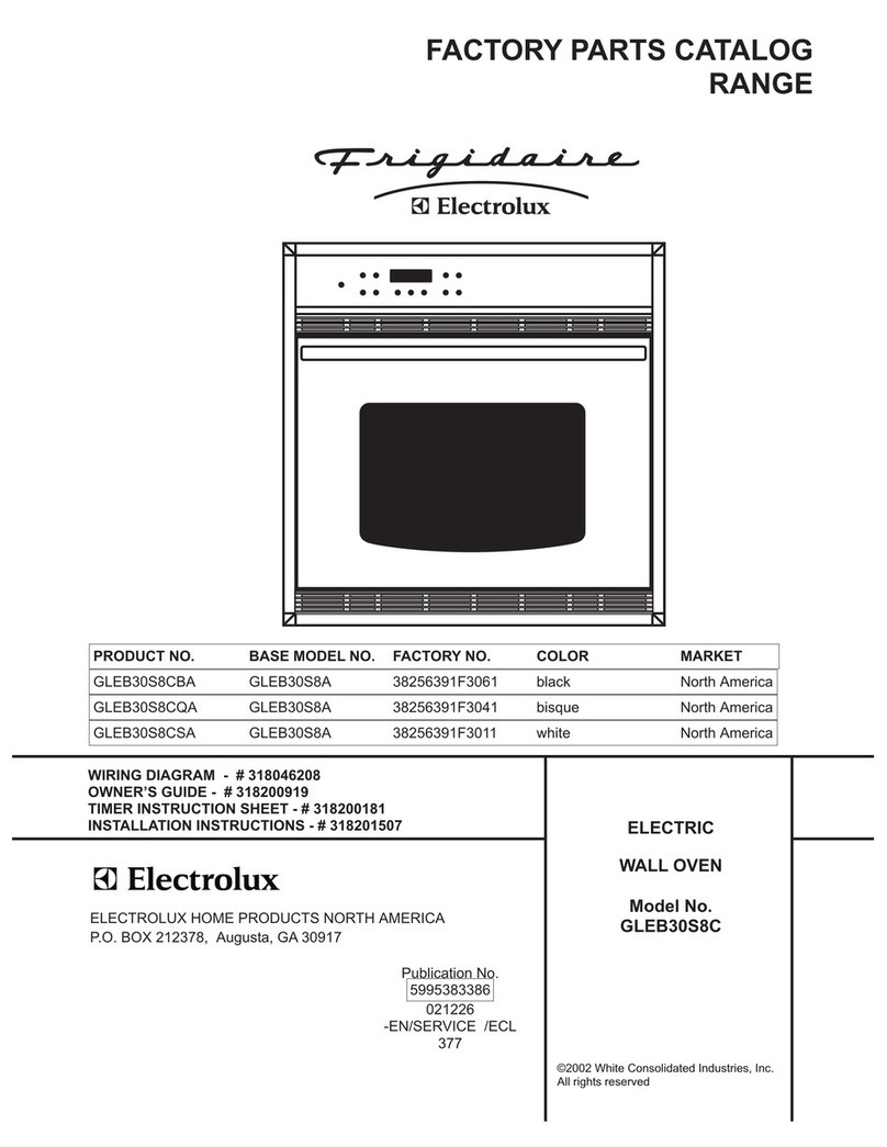 Frigidaire GLEB30S8C Manuel utilisateur