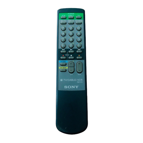 Sony RM-V10 Manuel utilisateur