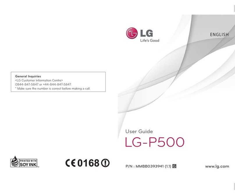 LG LG-P500 Manuel utilisateur