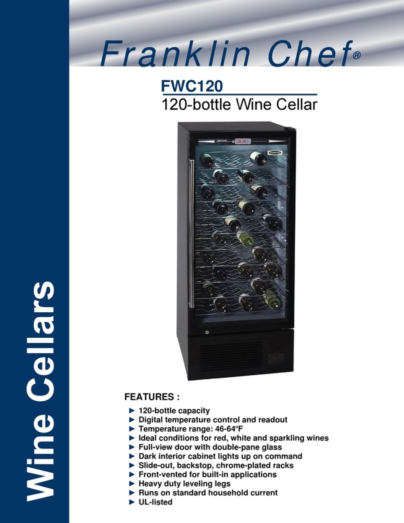 Franklin Chef FWC120 Manuel utilisateur