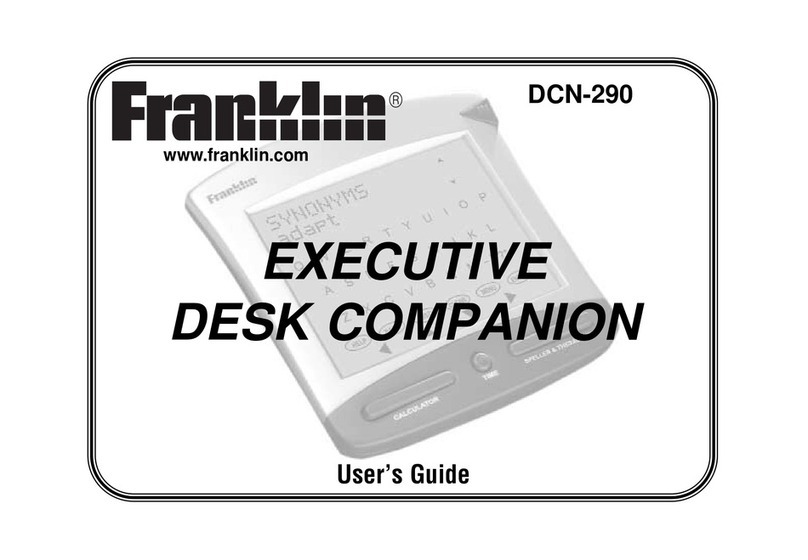 Franklin DCN-290 Manuel utilisateur