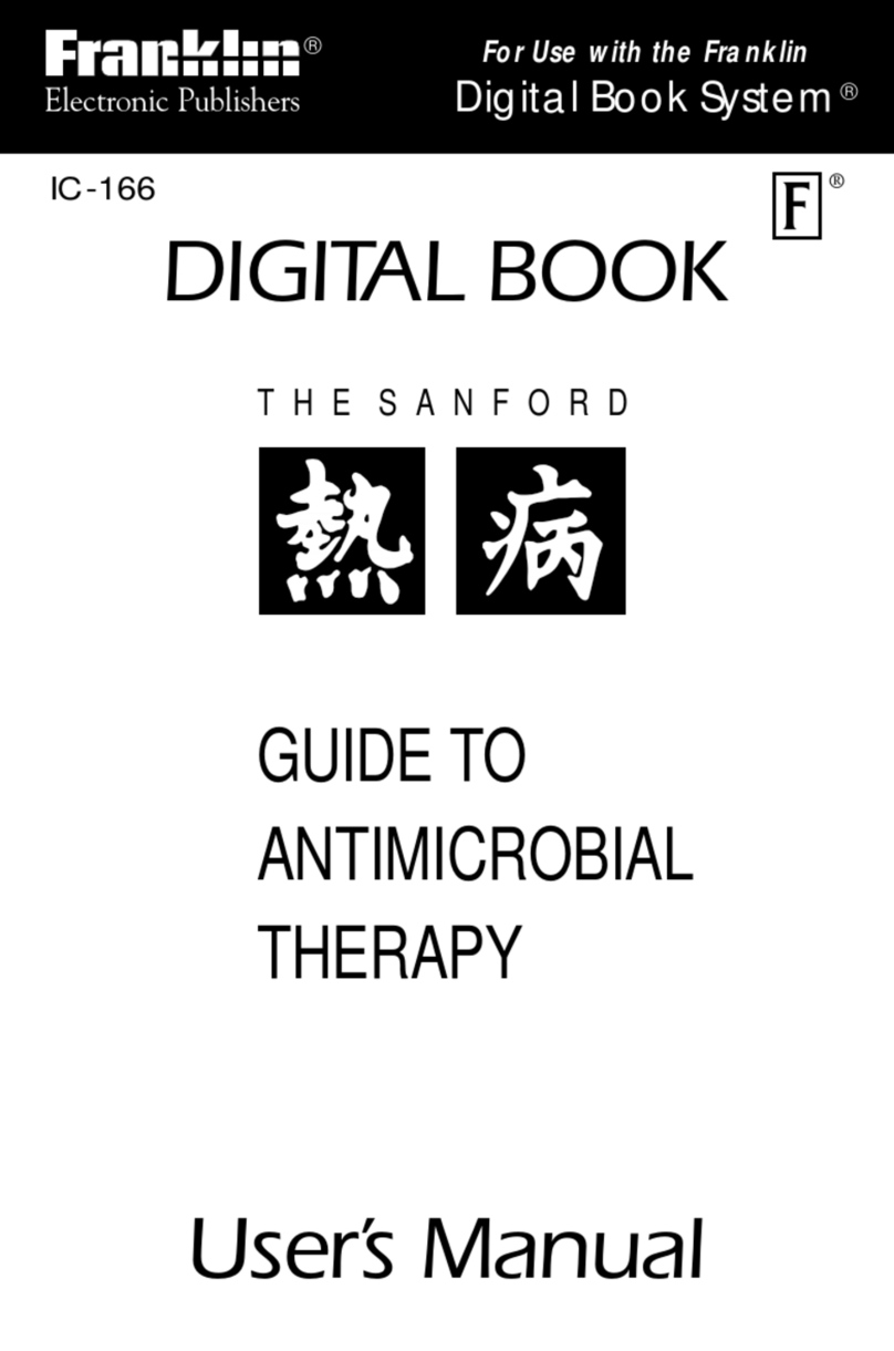 Franklin IC-166 Manuel utilisateur