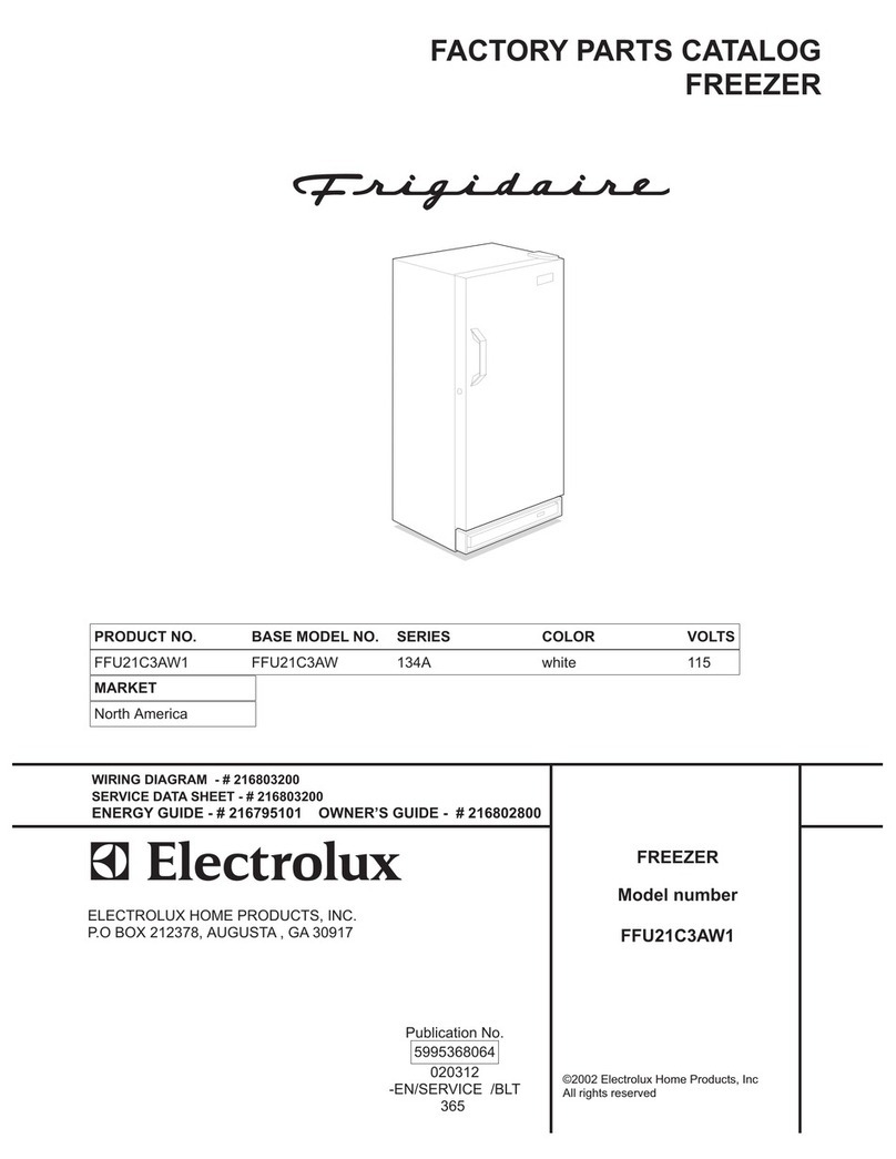 Frigidaire FFU21C3AW1 Manuel utilisateur