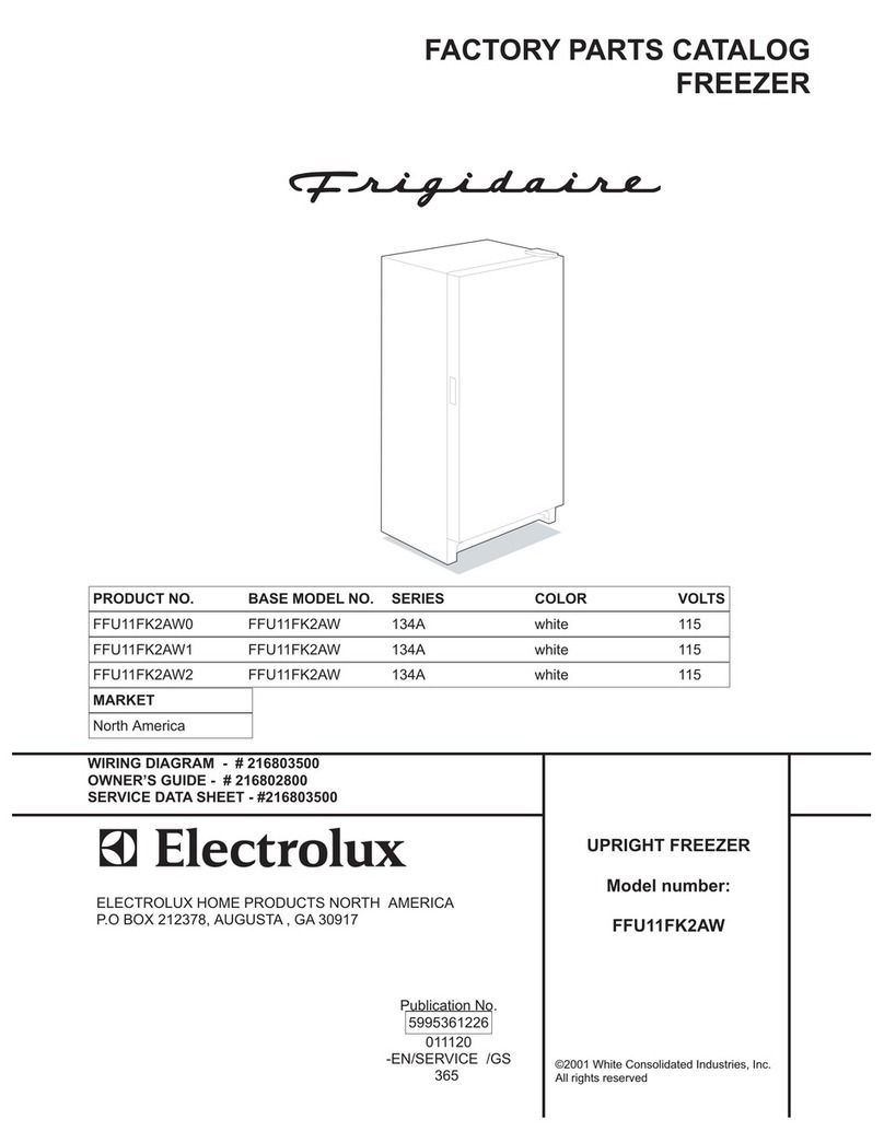 Frigidaire FFU11FK2AW Manuel utilisateur