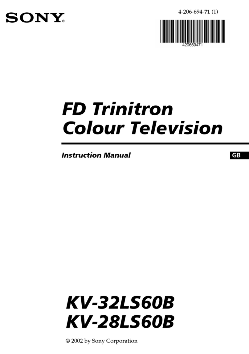 Sony KV-28LS60B Manuel utilisateur