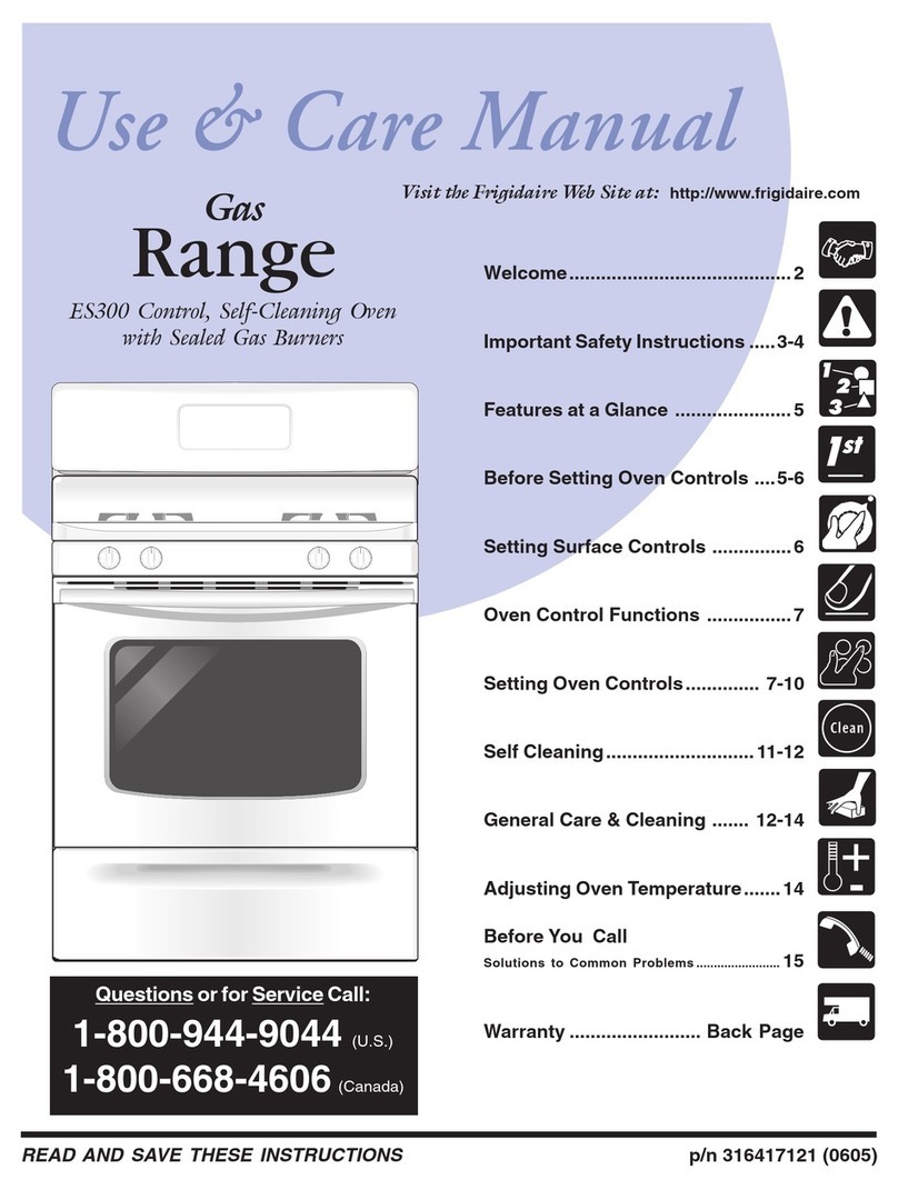 Frigidaire FGF366EB Manuel utilisateur